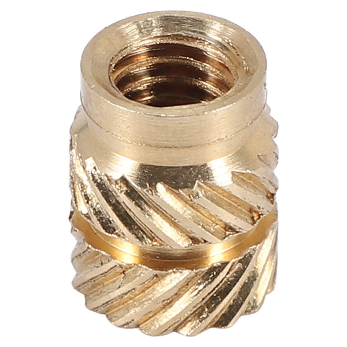 100Pcs Thread Knurled Brass Threaded Heat Set Heat Resistant Insert Embedment Nut for 3D Printer