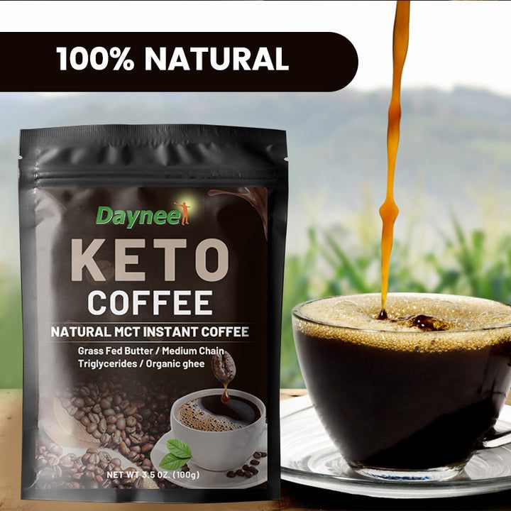 Keto Coffee With MCT For Mental Alert, Energy Boost & Brain Power