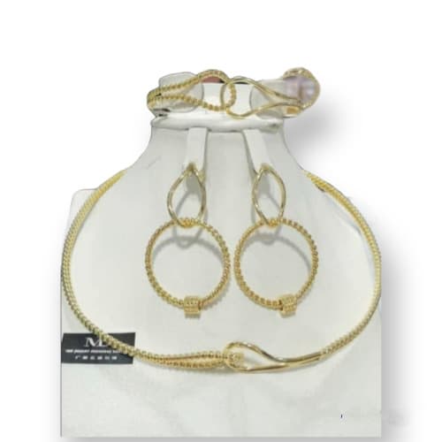 Elegant Gold Plated Jewelry Set