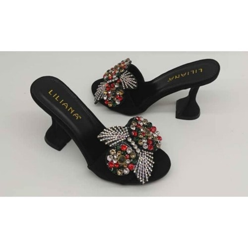 Studded Flat Base Trendy & Inspired Heel Mule