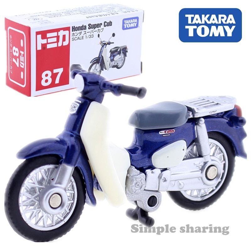 Tomica No. 87 Honda Super Cub Motorcycle Mould Scale 1:33
