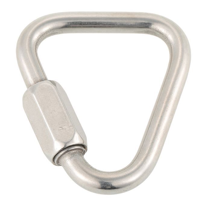 Stainless Steel Triangle Quick Link Locking Carabiner-4