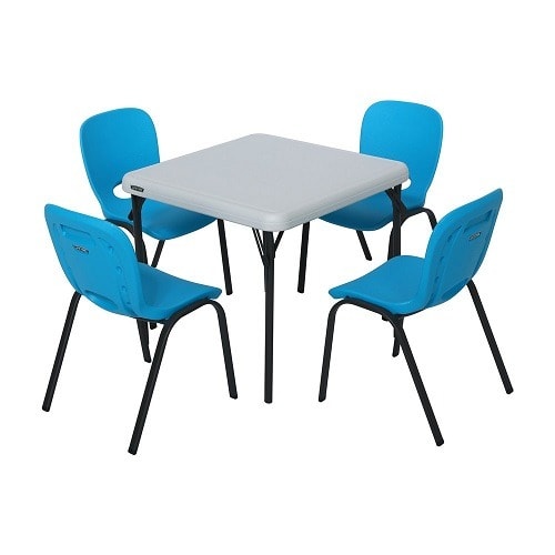 Kids Table And Chair Set - Glacier Blue