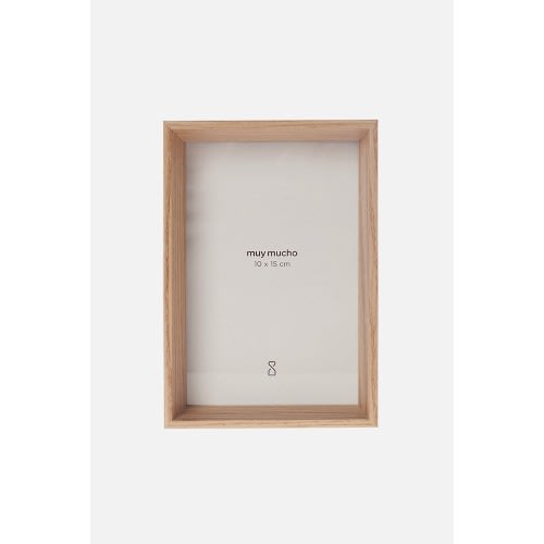 Wooden Photo Frame - 10 L X 15 H X 4 W Cm - Tan