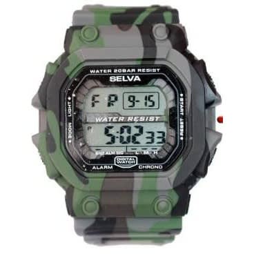 Men's Rubber Strap Waterproof Wrist Watch