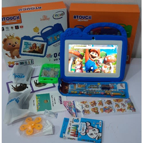 Q40 Educational Kids Tablet 256GB ROM - 8GB RAM - 7 Inches Wifi Only- Blue