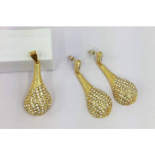 Cute Custom Big Fashion Pendant And Earring Set