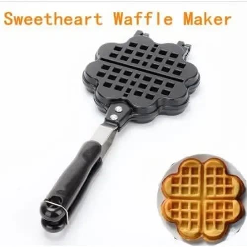 Heart-shaped Double-sided Non-stick Waffle Maker
