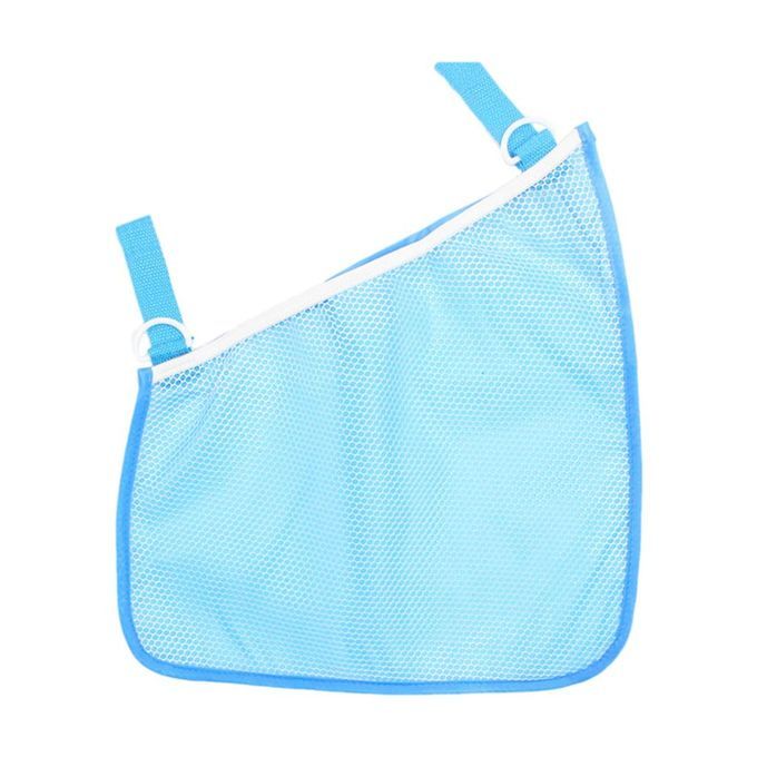 Pushchair Buggy Net Bag Side Hanging Lightweight Toys Pocket Blue