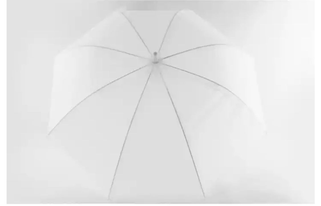 White Plain Umbrella For Kids