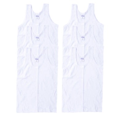 Pack Of 6 Ozlem Singlets For Boys