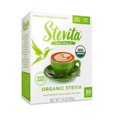 Stevita Naturals - Organic Stevia - 50 Packets - 50g