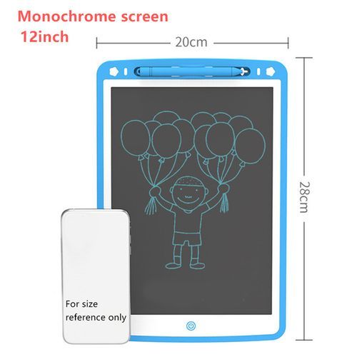 Portable Magicpad LCD Screen Smart Writing Electronic Board Painting Tablet Handwriting Educational Drawing Toys For Children(#A-12inch-blue)