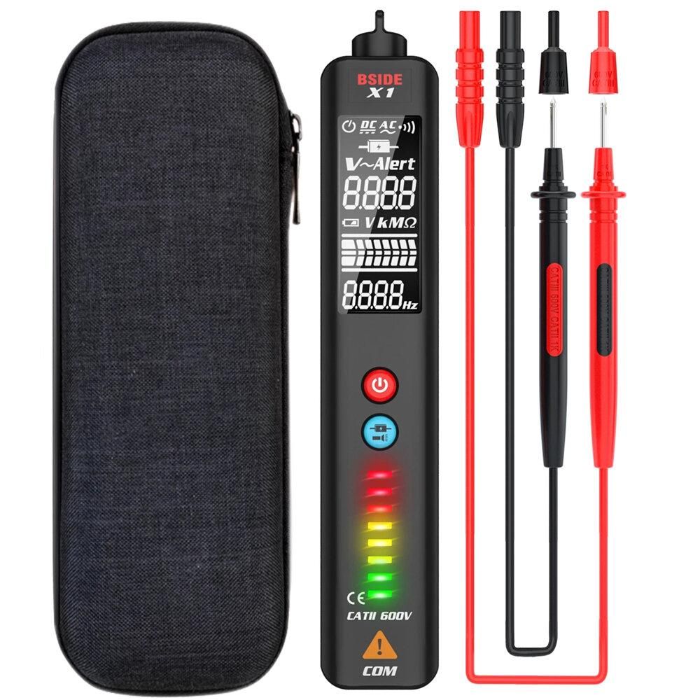 BSIDE X1 Dual Mode Smart Non-Contact AC Voltage Tester NCV Multimeter Electric Test Pencil Portable Tester Pen With Alarm