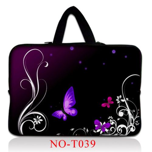 Purple Erfly Lap Sleeve Pouch Bags 14 15.6 Inch For Air