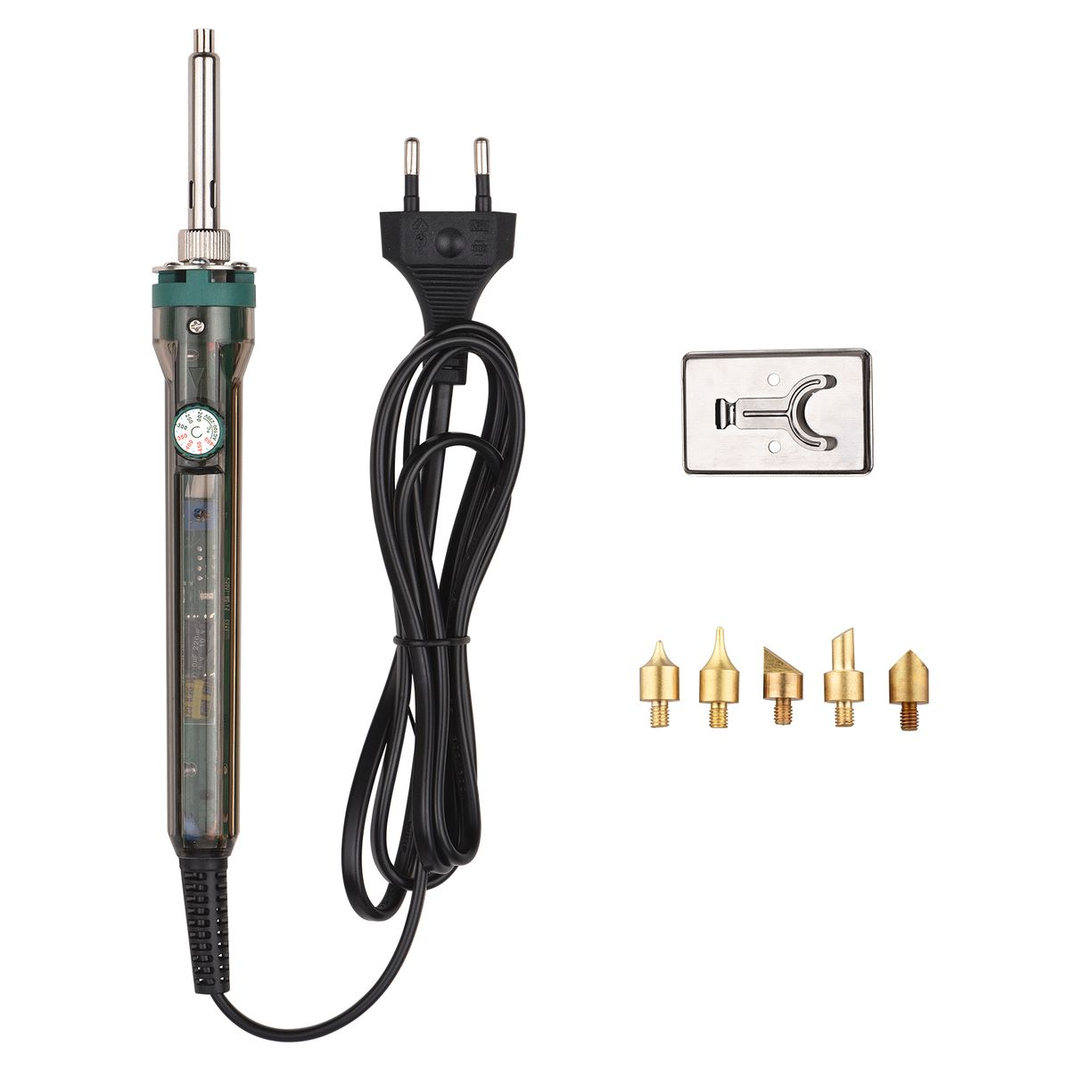 Wood Burning Kit With 5Pcs Soldering Iron Tips