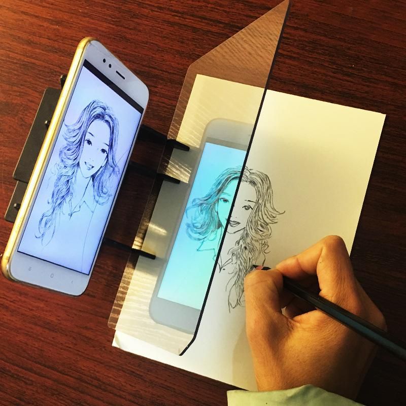 Copy Painting Drawing Mobile Phone Projection Copy Board Luminous Plate Manuscript Report Template Optical Painting Stand Comic Painting