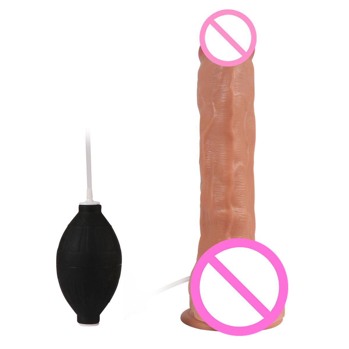 Water Spray Dildo Ball With Suction Cup Ejaculation