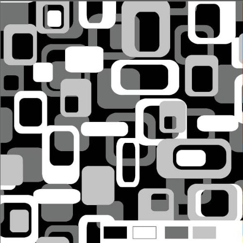 3d Black Grey And White Wallpaper