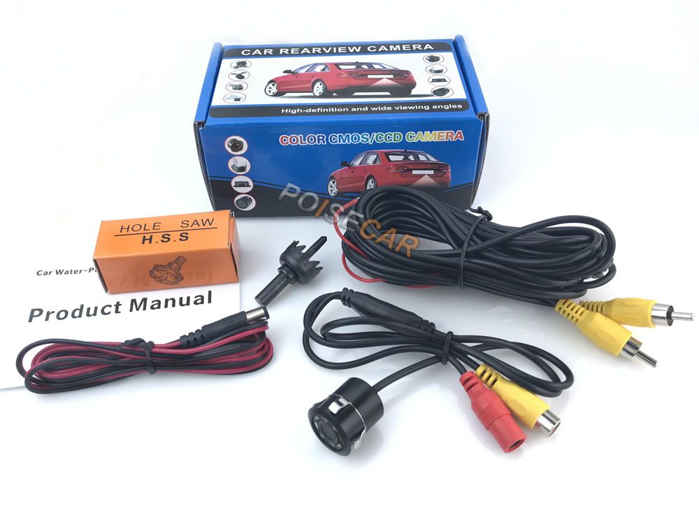 5"Car Mirror Monitor Visual Parking Radar System BIBI Alarm