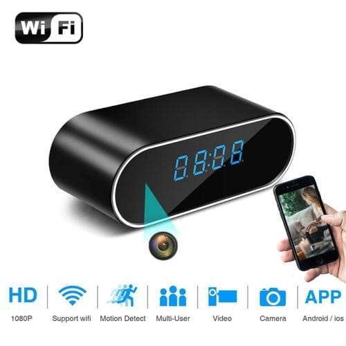 Hd-wifi Digital Clock Camera- Ip Camera