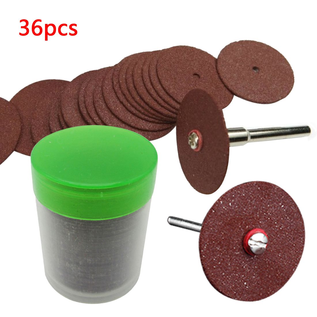 36pcs Dremel Accessories 24mm Abrasive Disc Cuttin