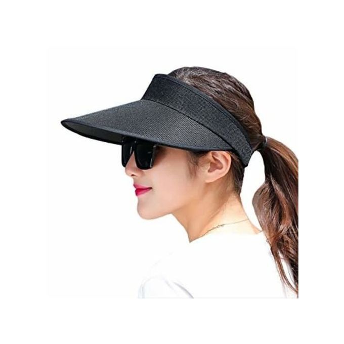 Empty Top Wide Brim Sun Visor Hat
