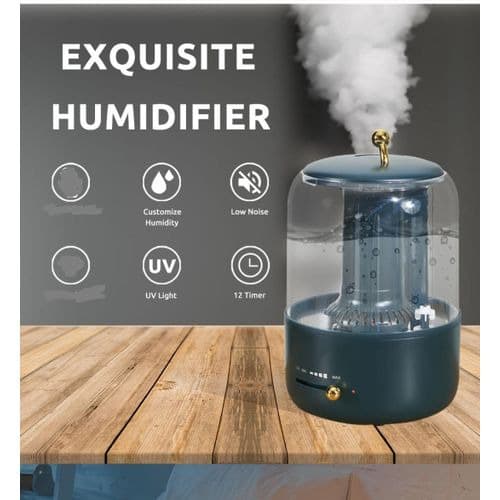 Ultrasonic Air Humidifier With Uv Disinfecting Light