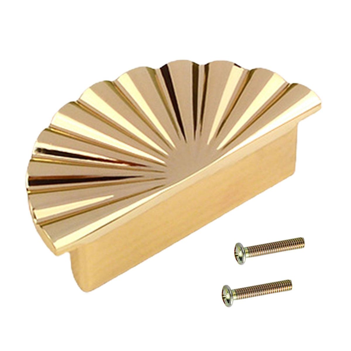 1 Set Door Pull Cupboard Closet Cabinet Handle Pull Golden