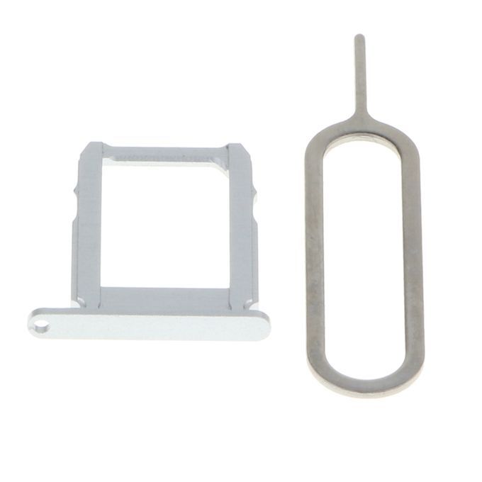 Sim Card Tray Holder SIM Slot Replacement For Google Pixel 5 Silver