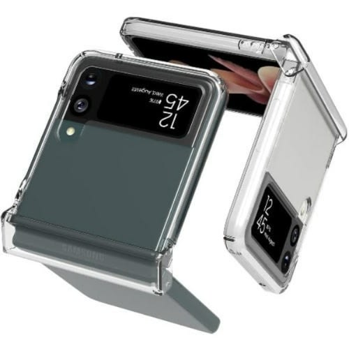 Nukin 360 Crystal Clear Transparent Cover For Samsung Galaxy Z Flip 3.