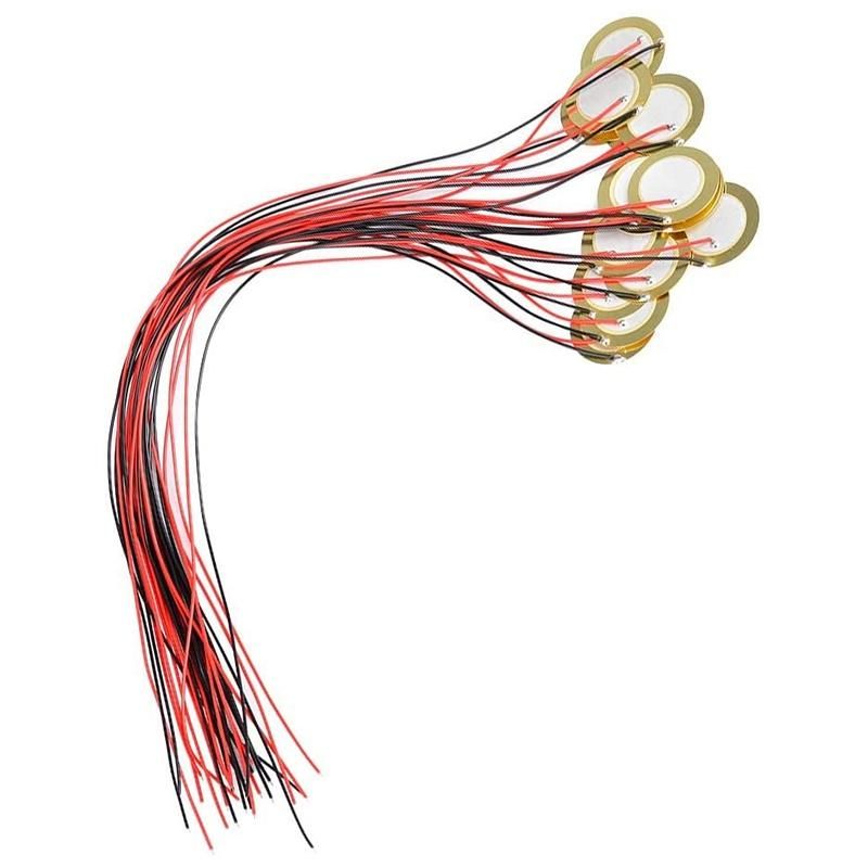 15Pcs 27mm Piezo Discs with Leads Mic Drum Trigger for Guita