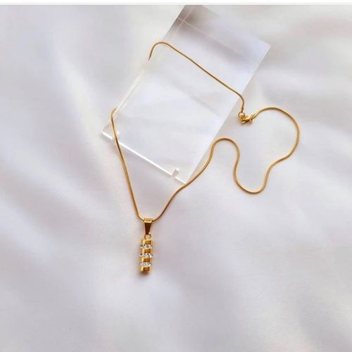 Superior Quality & Non Fading Quality Assured Gold Necklace