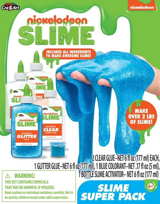 Cra-Z-Art Nickelodeon Slime Kit, Super Pack Blue