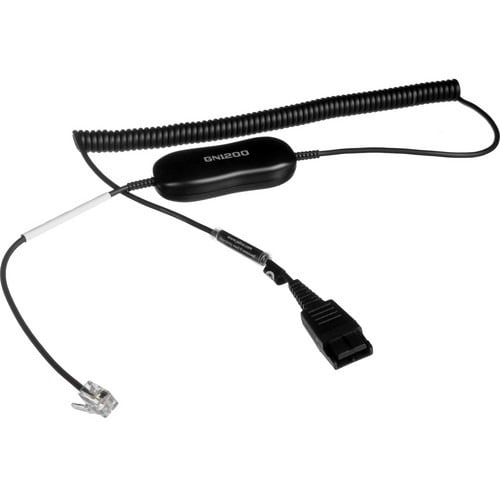 Gn1200 Universal Smart Cord For Headset To Rj9 Telephone