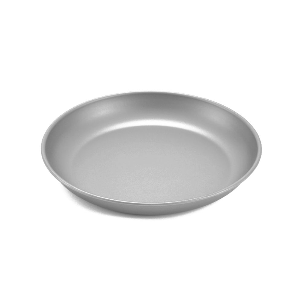 Ultralight Titanium Plate Camping Dishes Metal Saucer