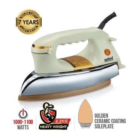 Sanford Sf20di Heavy Weight Super Deluxe Automatic Dry Iron Box
