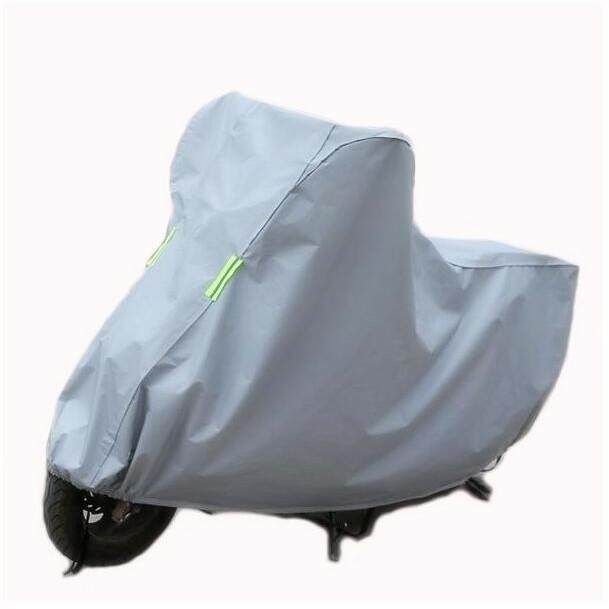 Motorcycle Scooter Bike Rain Covers Waterproof Sunproof Protective Thicken Breathable S-L Grey S