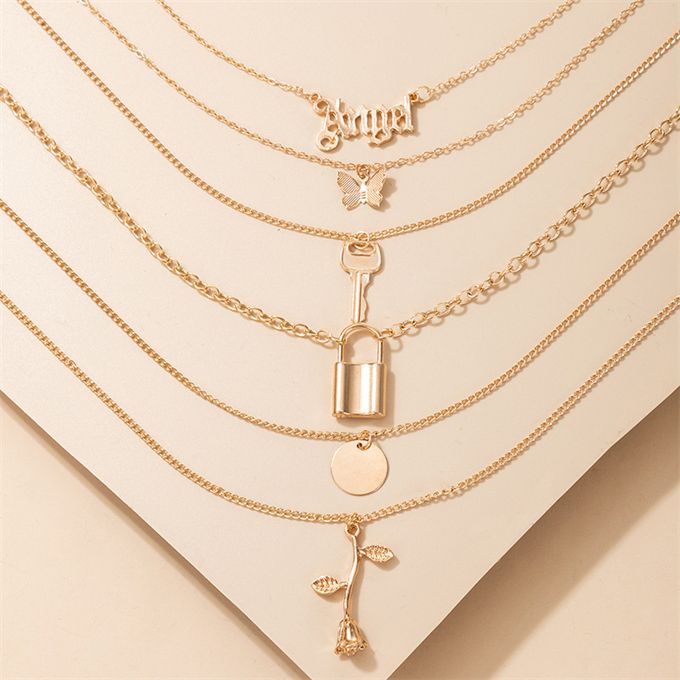 6 IN 1 Women's Pendant Chain Necklace
