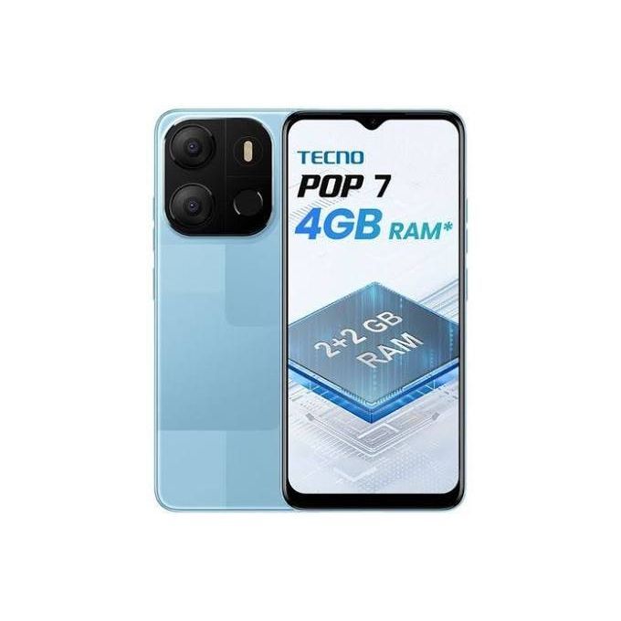 Pop7 (BF6) 6.6",2GB/64GB(UpTo 4GB RAM), 5000mAh, Blue
