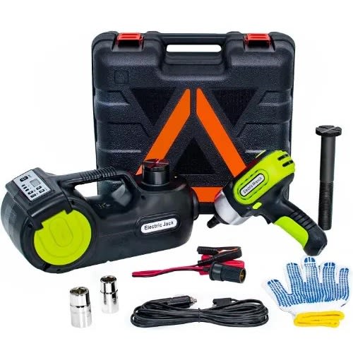 Portable 12v Electric Car Jack Kit - 5ton - 4 In 1 Electric Hydraulic Jack
