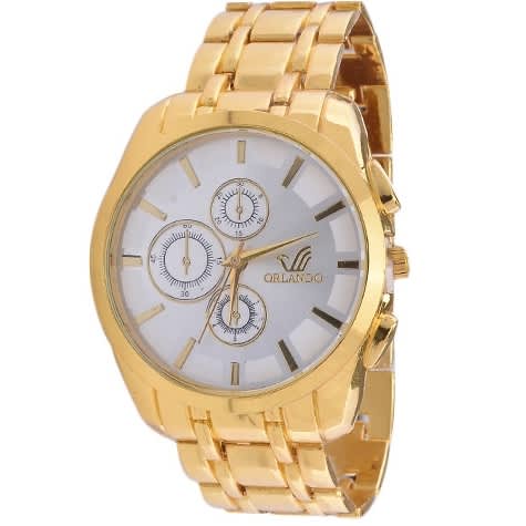 Men's Chain Wristwatch-Gold