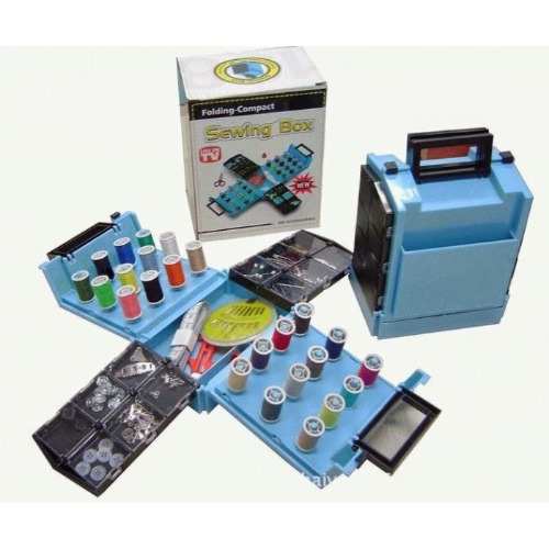 Folding Compact Sewing Box