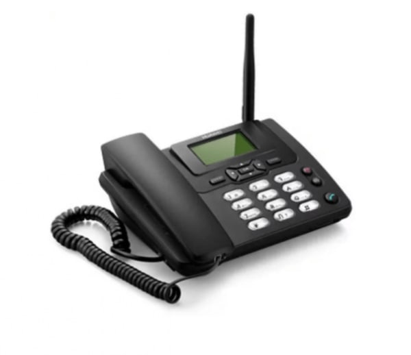 Land-line Table Phone With Voice Clarity - F501 - Black