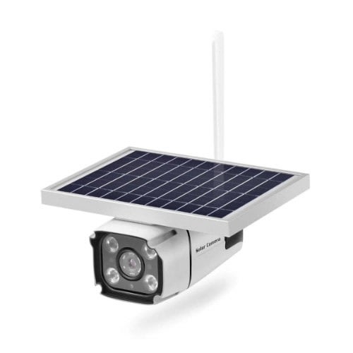 Solar Panel Powered Ip Camera 4G Sim Card With Built-in Battery