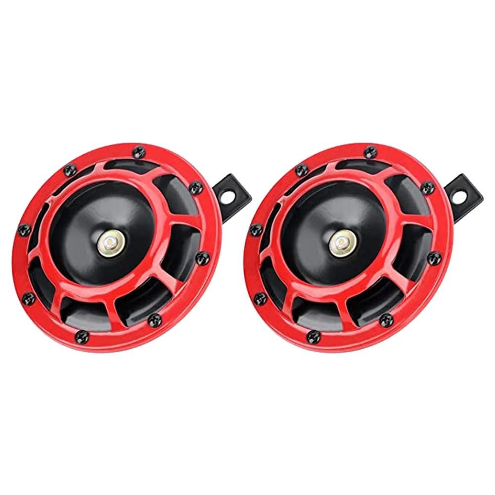 1 Pair 12V Red Supertone Dual Car / Motorcycle Grille