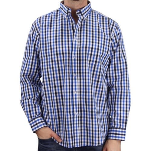 Men's Checkered Formal Shirt
