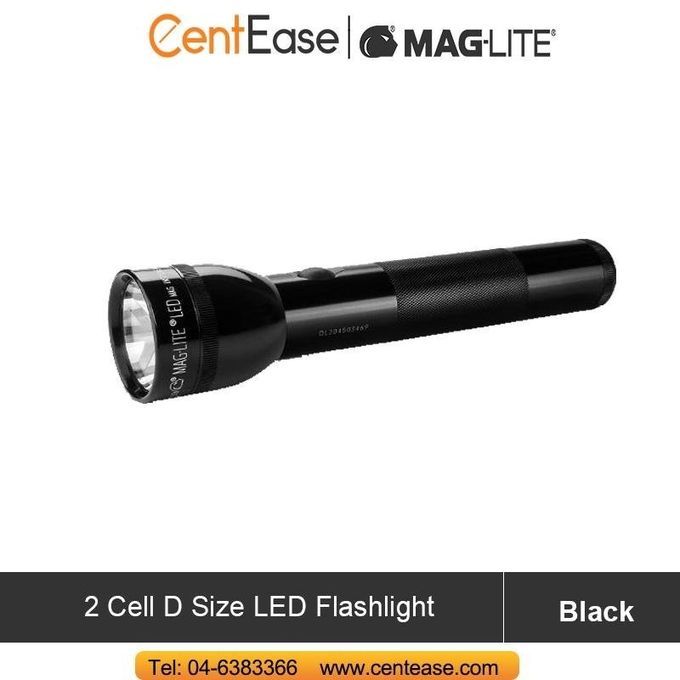 Maglite 2 Cell D Size LED Flashlight- Black