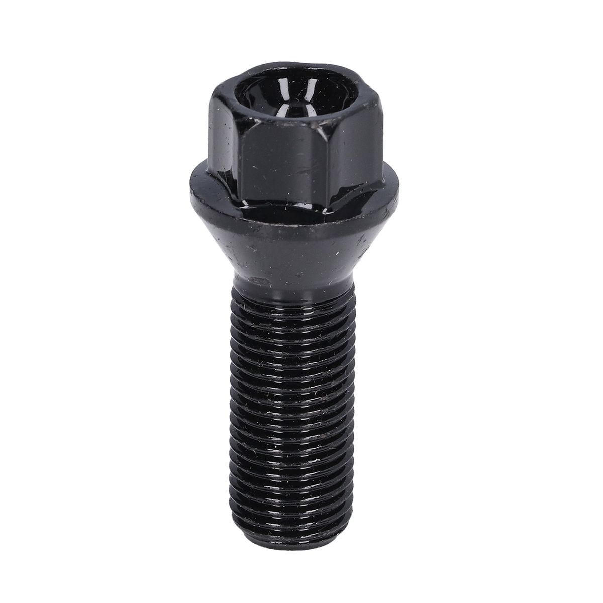 M14x1.5 Black Steel Wheel Lug Bolt Replacement For 1 Series