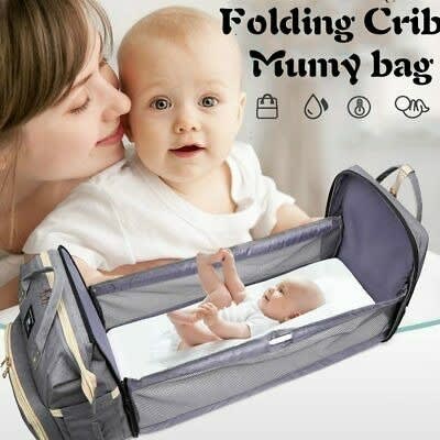 Multi-functional Travelling Foldable Baby Bed And Diaper Bag